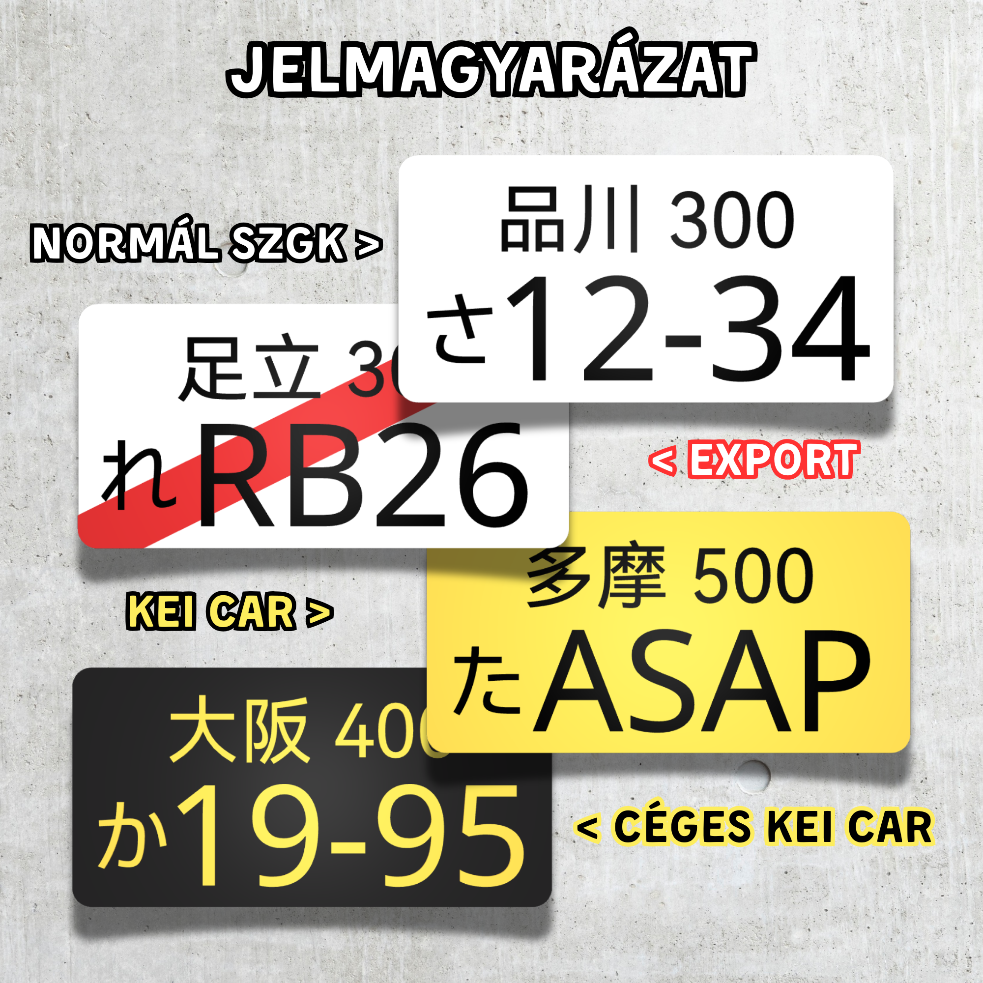JDM stílusú rendszámtábla - Image 6